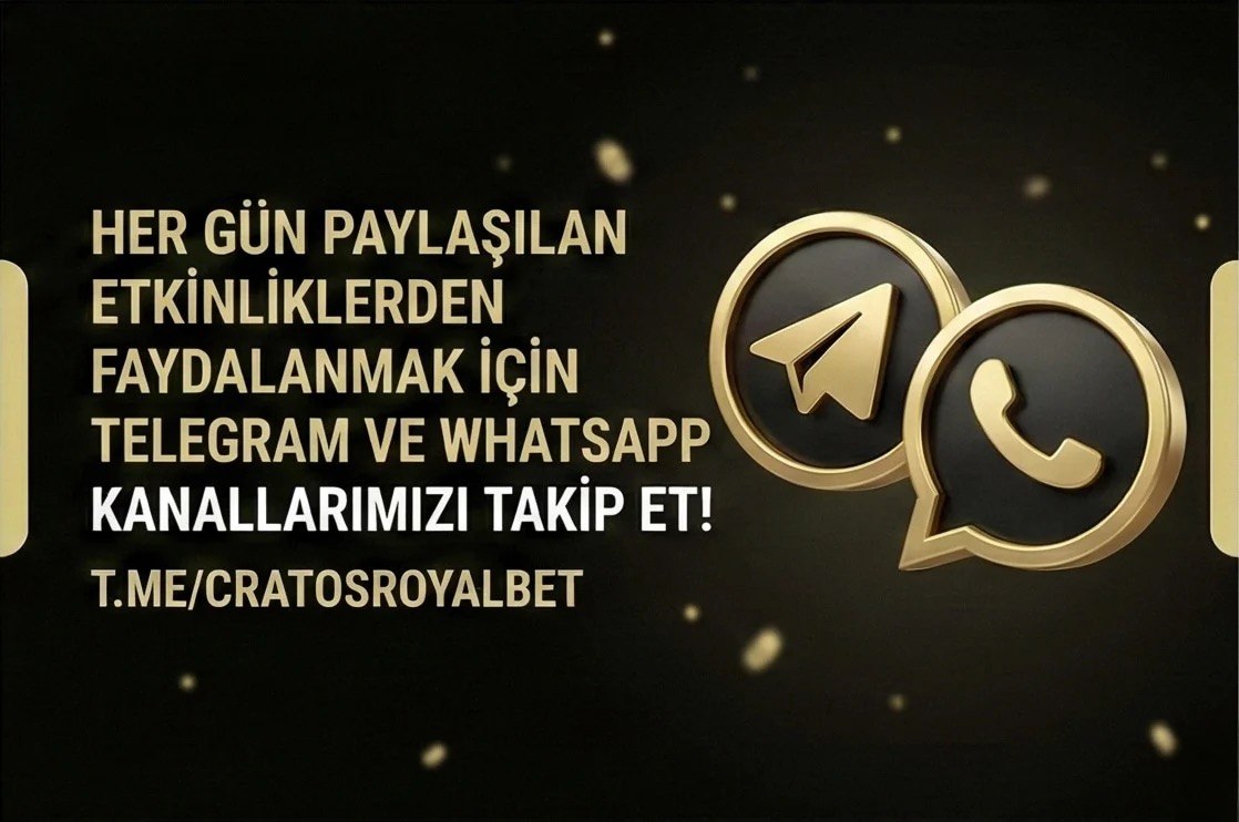 CratosRoyalbet Telegram ve WhatsApp
