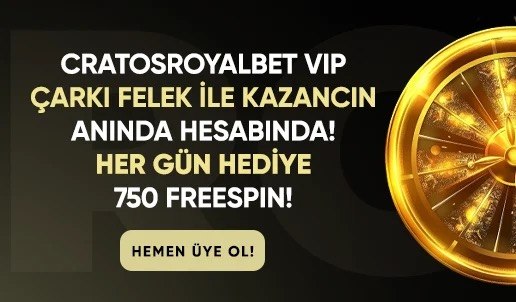 CratosRoyalbet VIP Çarkıfelek